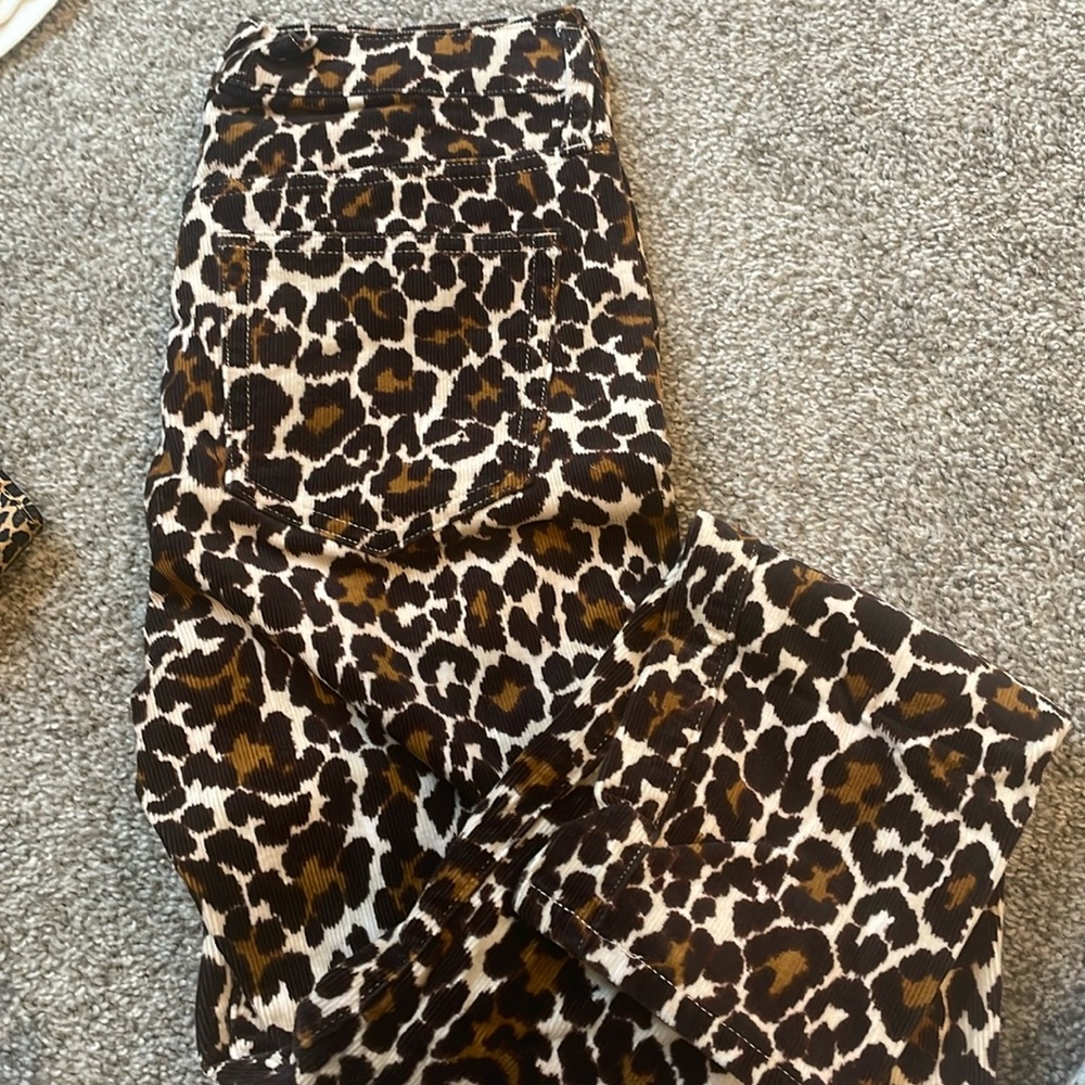 Jcrew leopard pants